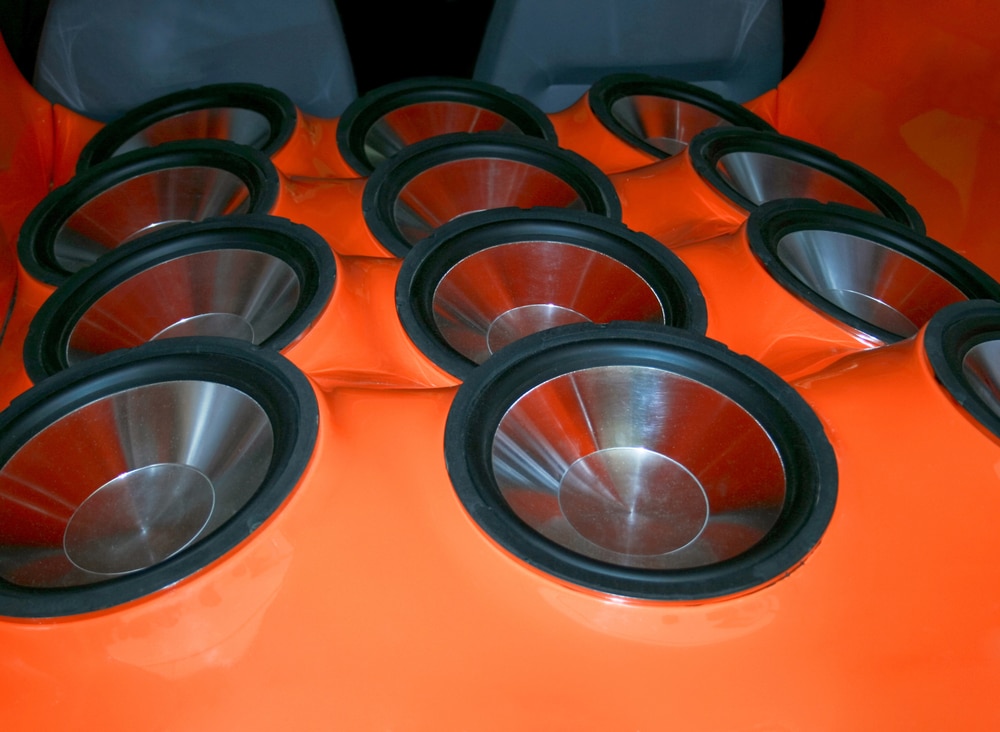 case multiple vehicle subwoofers